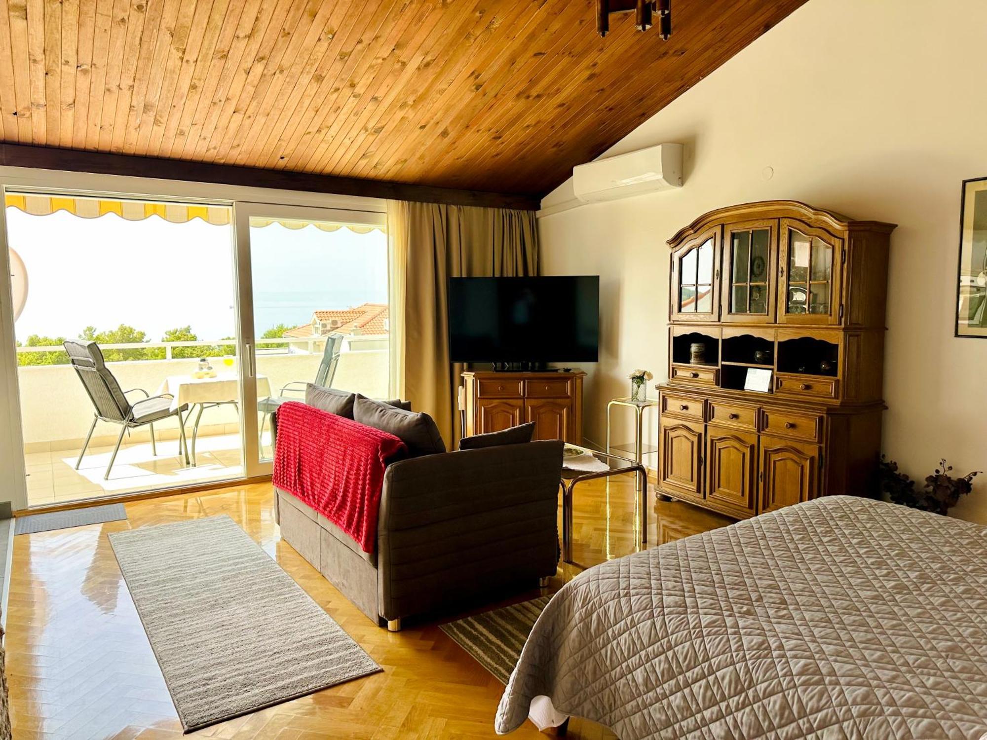 Penthouse Studio With Sea View Makarska Eksteriør bilde