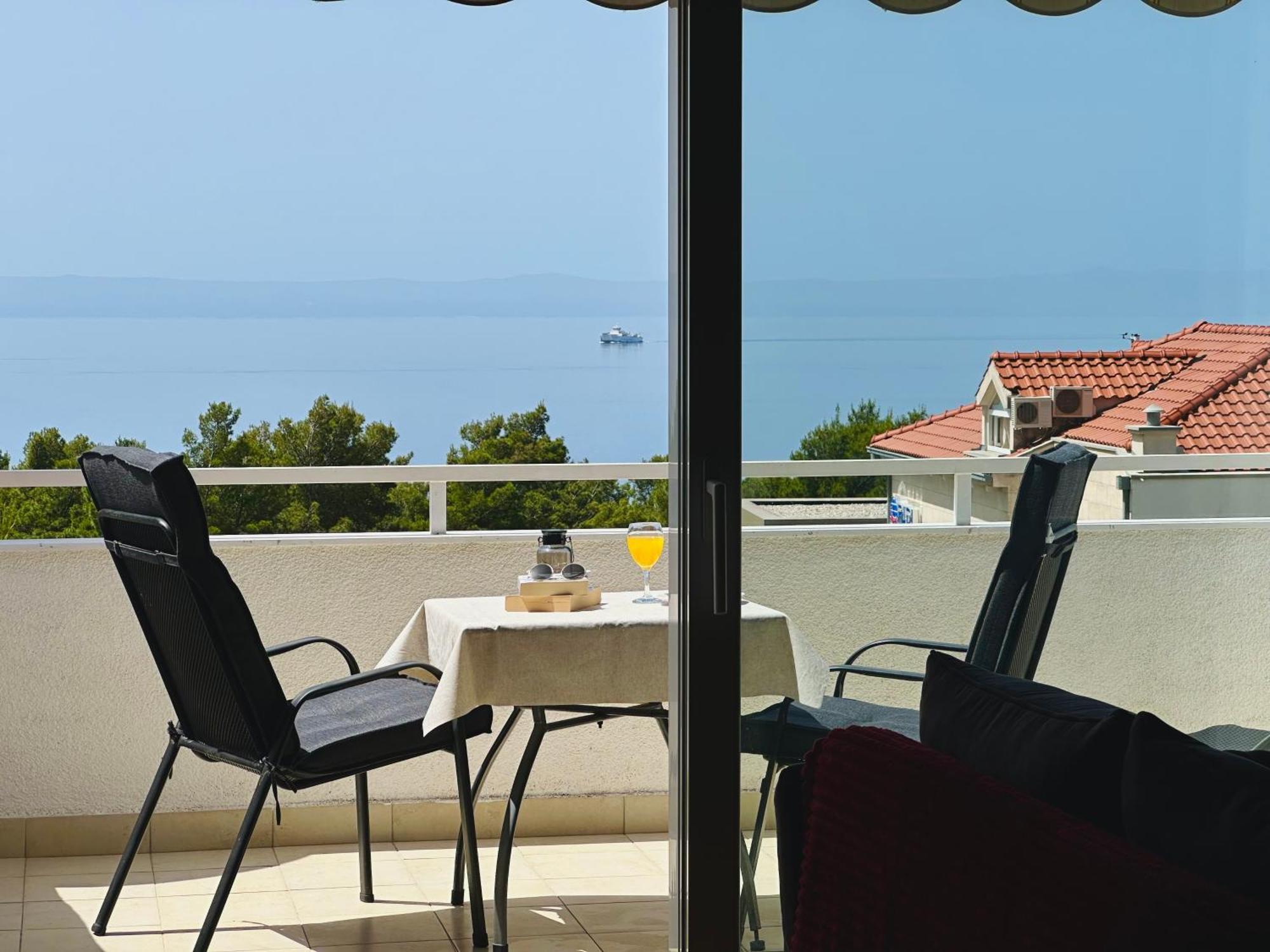 Penthouse Studio With Sea View Makarska Eksteriør bilde